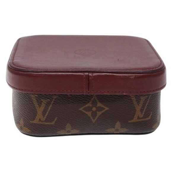 LOUIS VUITTON Monogram Boite Camille MM Jewelry Box Brown GI0019 LV Auth 133672 - Picture 2 of 16